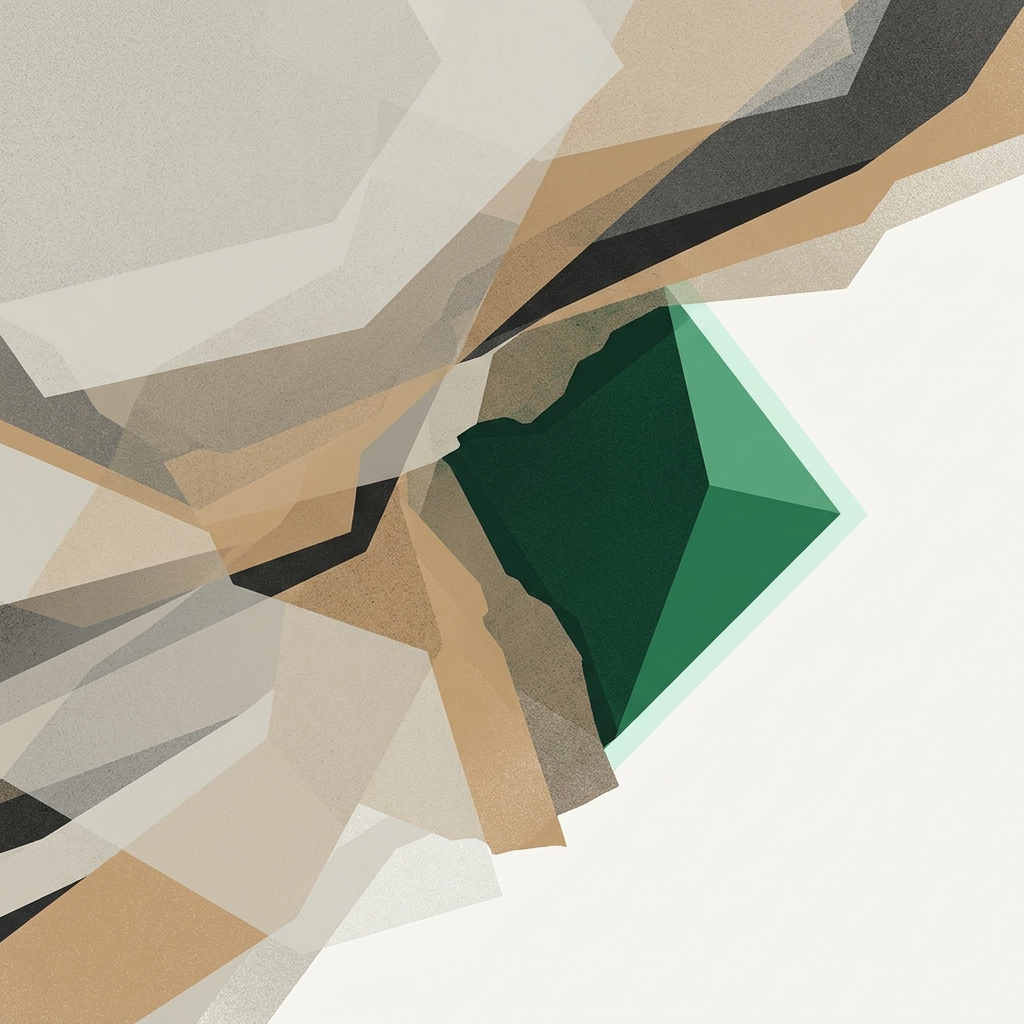 Abstract visual showing clarity emerging from complexity